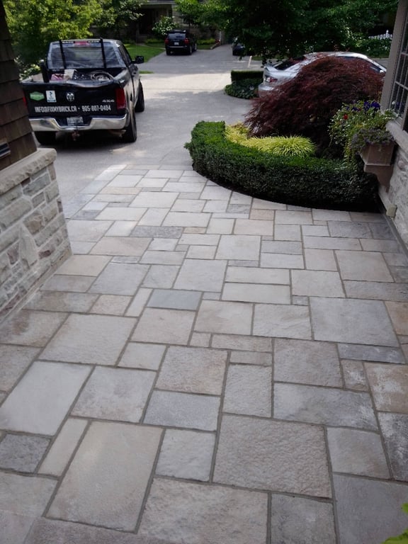 Professional flagstone repair services in Toronto