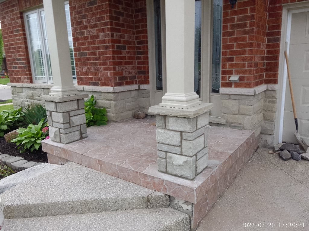 Professional stone skirting installation services in Toronto